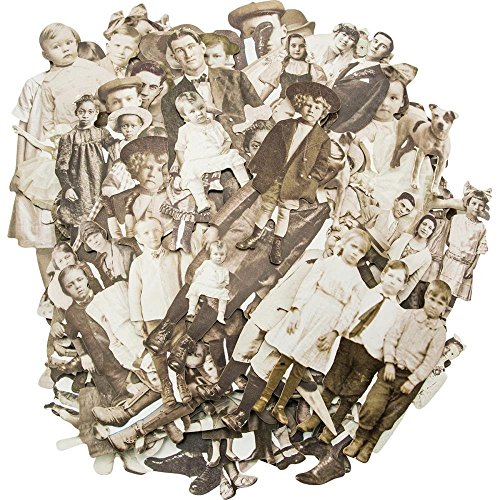 Tim Holtz Idea-Ology Paper Dolls Die-Cuts And Collector Layers Die-Cuts - 2 Item Bundle #TOP1