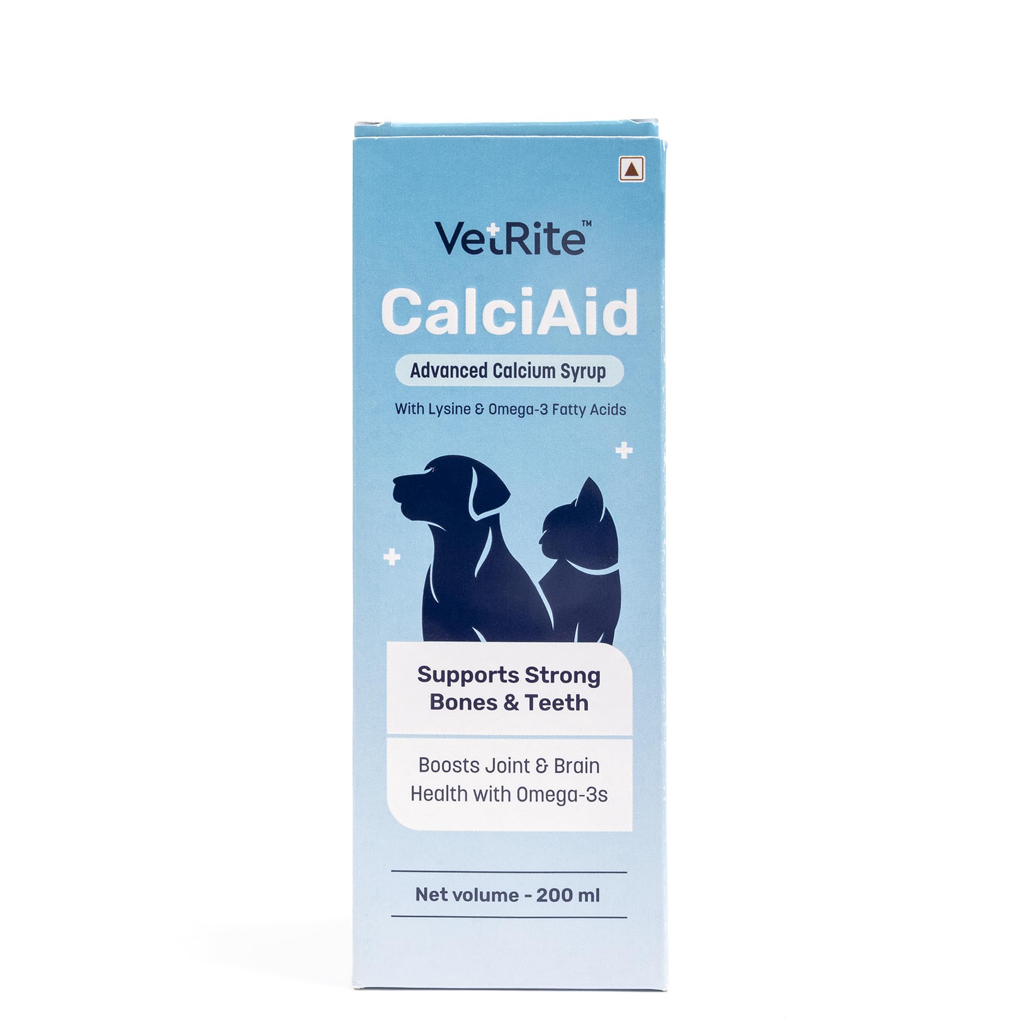 VetRite by HUFT CalciAid Advanced Calcium Syrup for Pets – 200 ml | Supports Strong Bones & Teeth | Essential Calcium, Phosphorus & Vitamin D Supplement for Dogs & Cats | Promotes Mobility & Wellness-image-0