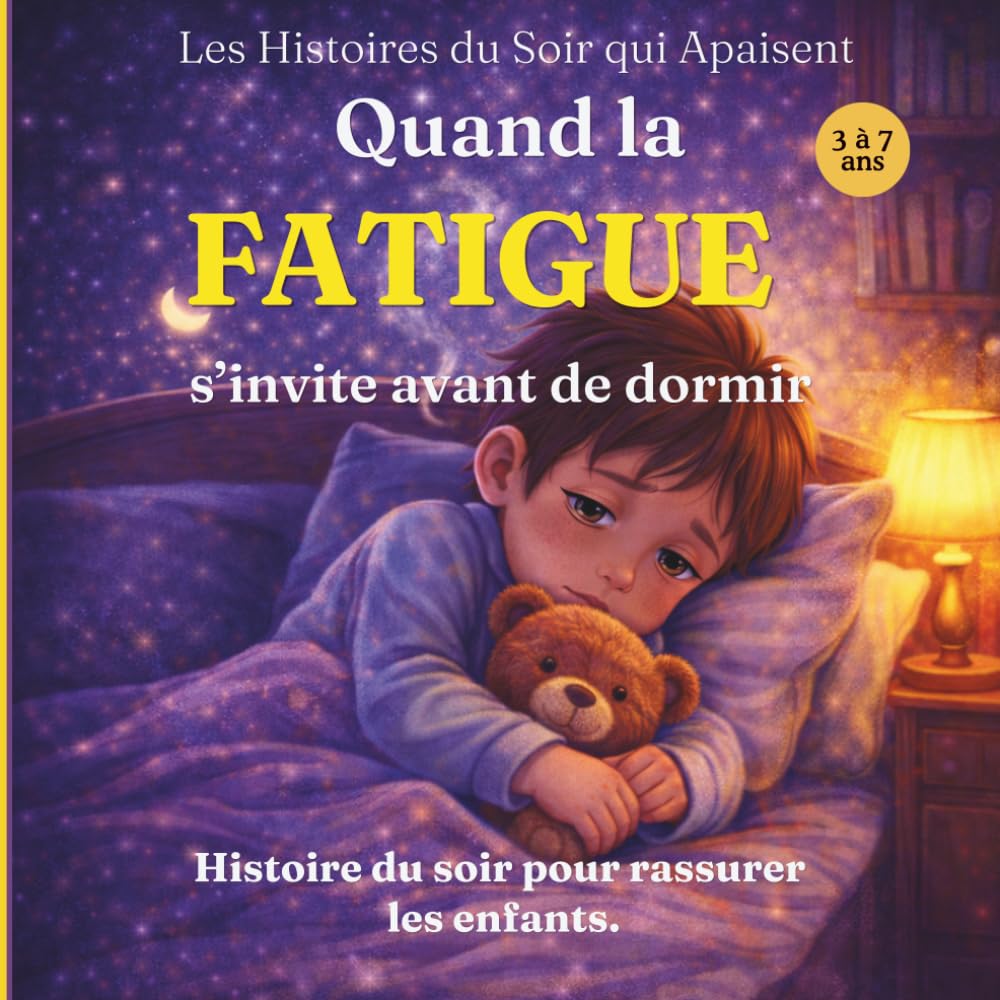 Quand la fatigue s’invite avant de dormir: Une histoire du soir pour rassurer les enfants: 10 (Les Histoires du Soir qui Apaisent)