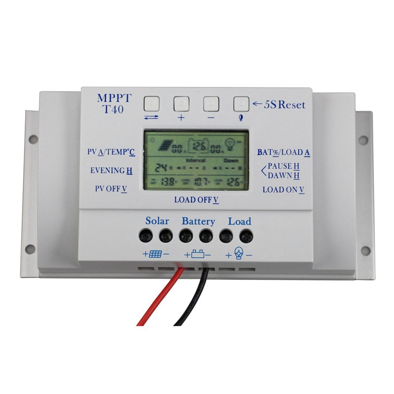 LNHHG Cross-border Dedicated Solar PWM Controller MPPT40A Zero-level Display