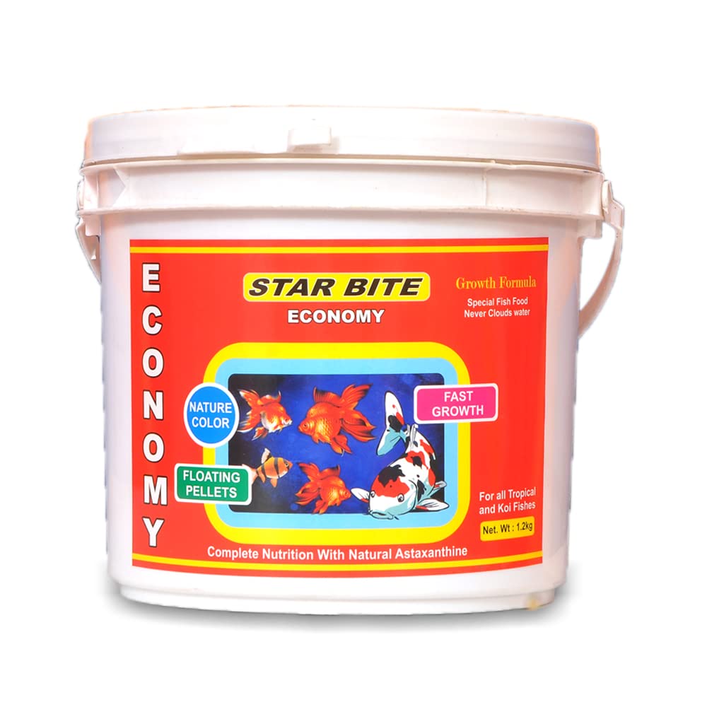 See full amazon price history chart for STAR FARMS Star Bite Economy 1.2KG / for All Tropical and Koi Fishes, Complete Nutrition with Natural Astaxanthin/Nature Color Floating PELLETS Fast Growth Fish MEA STAR FARMS Star Bite Economy 1.2KG / for All Tropical and Koi Fishes, Complete Nutrition with Natural Astaxanthin/Nature Color Floating PELLETS Fast Growth Fish MEA (B0BLCS5Q1G) Amazon Price History, Amazon Price Tracker