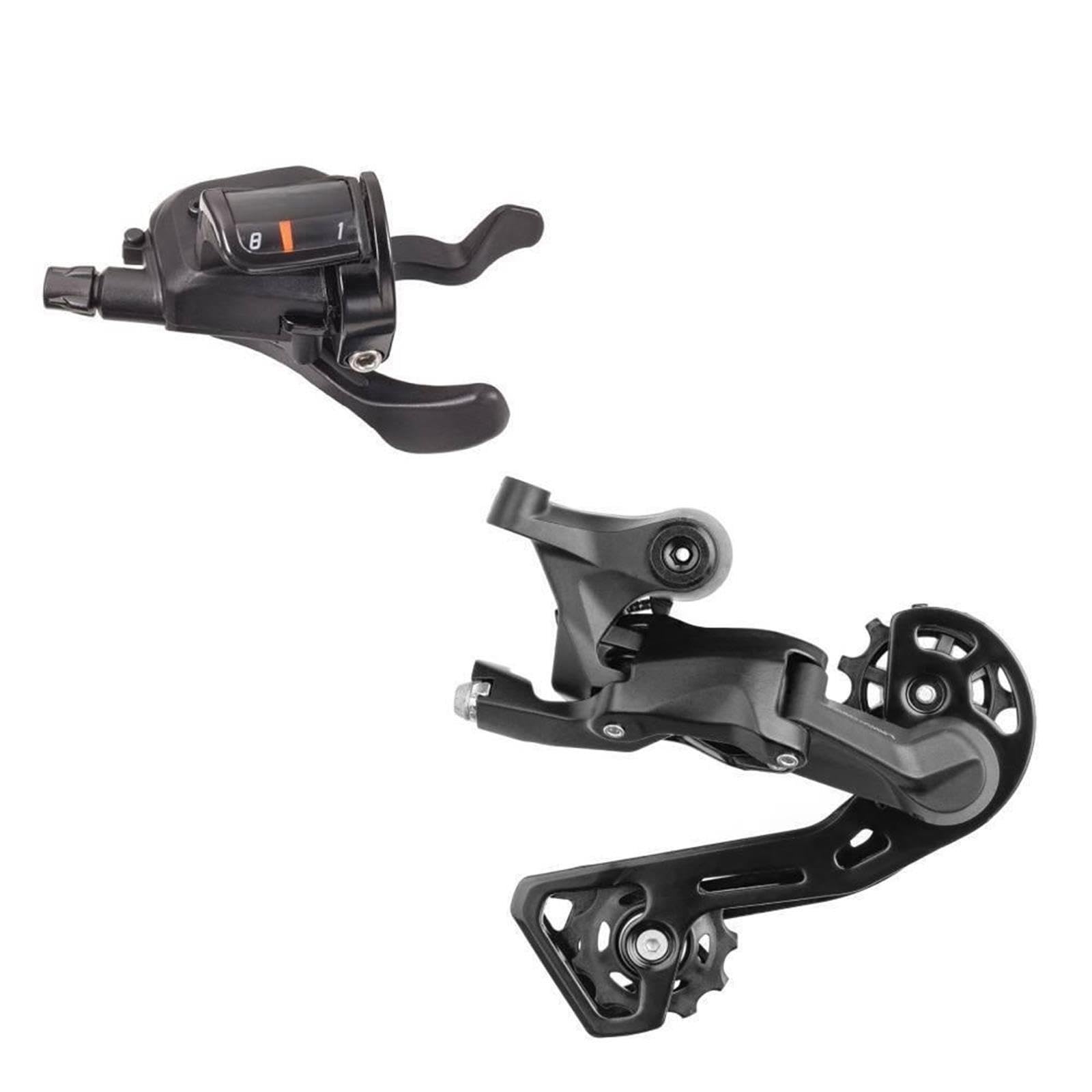 desviador de Bicicleta Desviador Trasero 1*8 velocidades Palanca Cambios para Bicicleta montaña Volantes casetes Piezas Bicicleta Cambio Post
