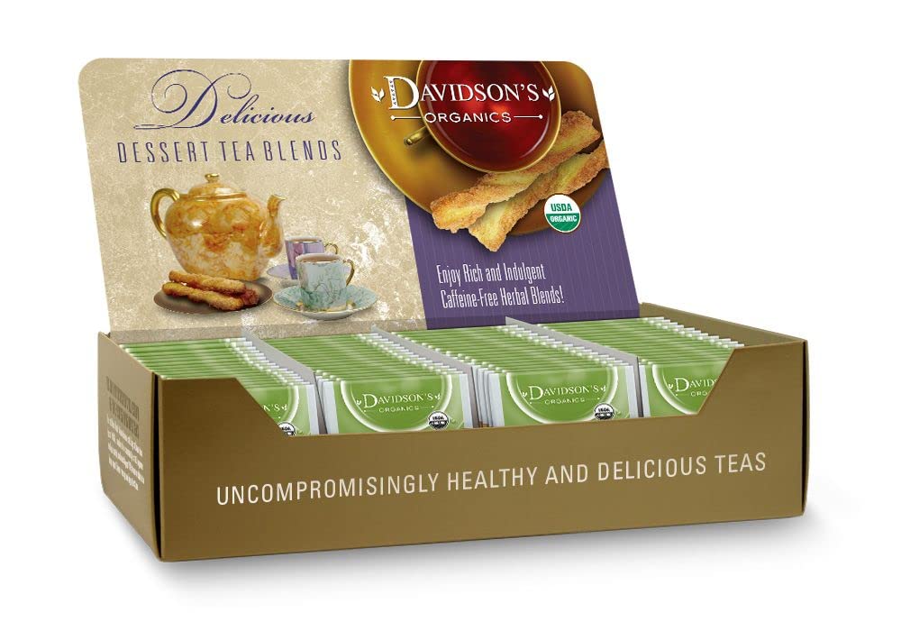Davidson's Organics, Vanilla Cream Spice, 100-count Individually Wrapped Tea Bags
