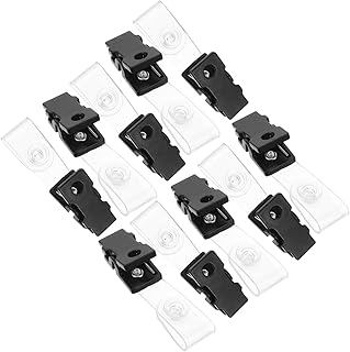 Yardwe 10pcs Garden Flag Clips Heavy Duty Mailbox Flag Holder Stoppers for Outdoor Easy Install Disassemble