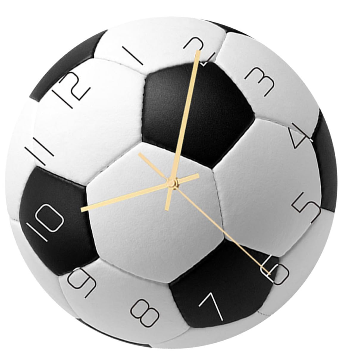 Horloge murale football silencieuse acrylique chambre salon