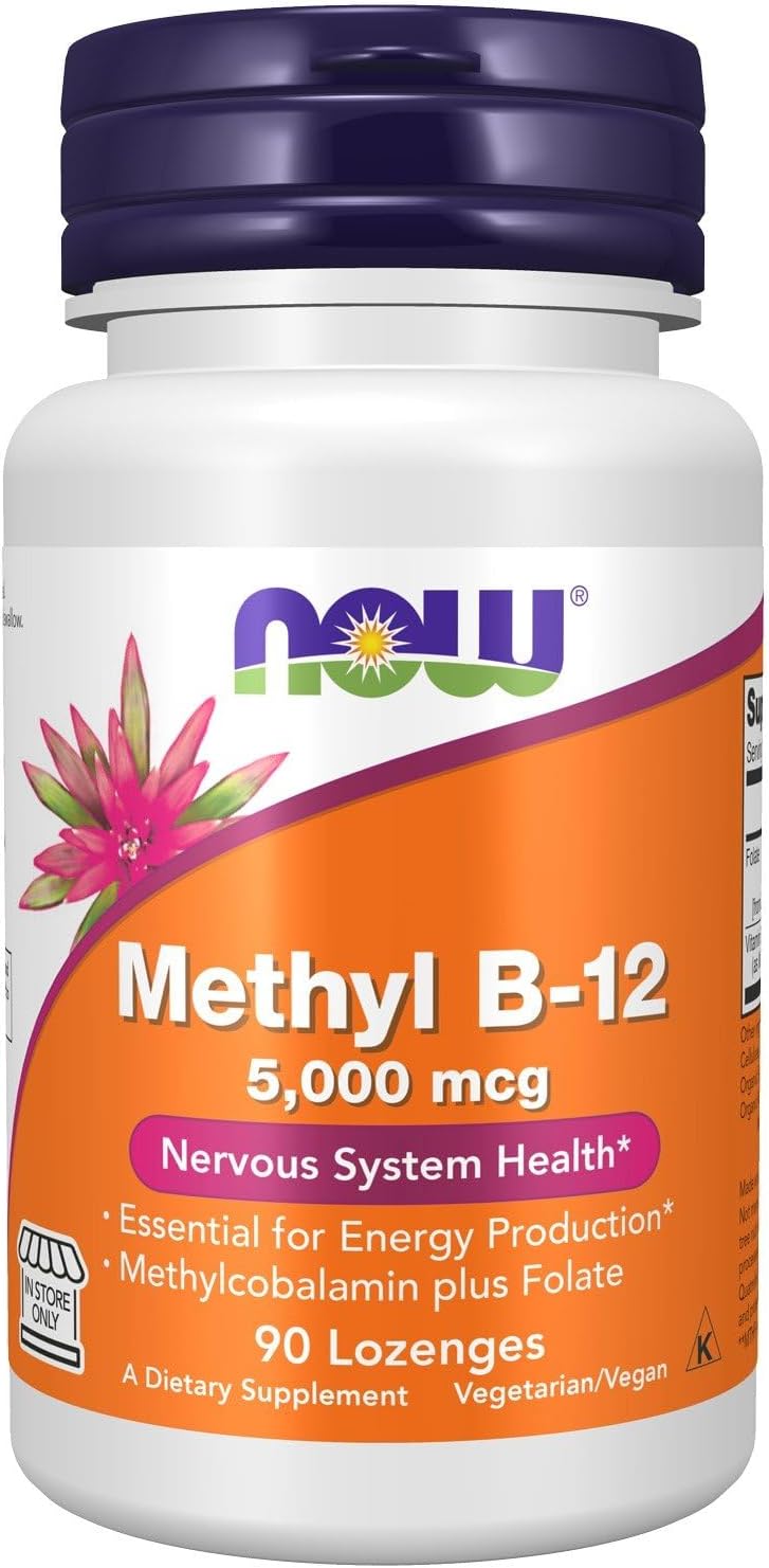 Now Foods Methyl B-12 5000mcg 90 Comprimidos
