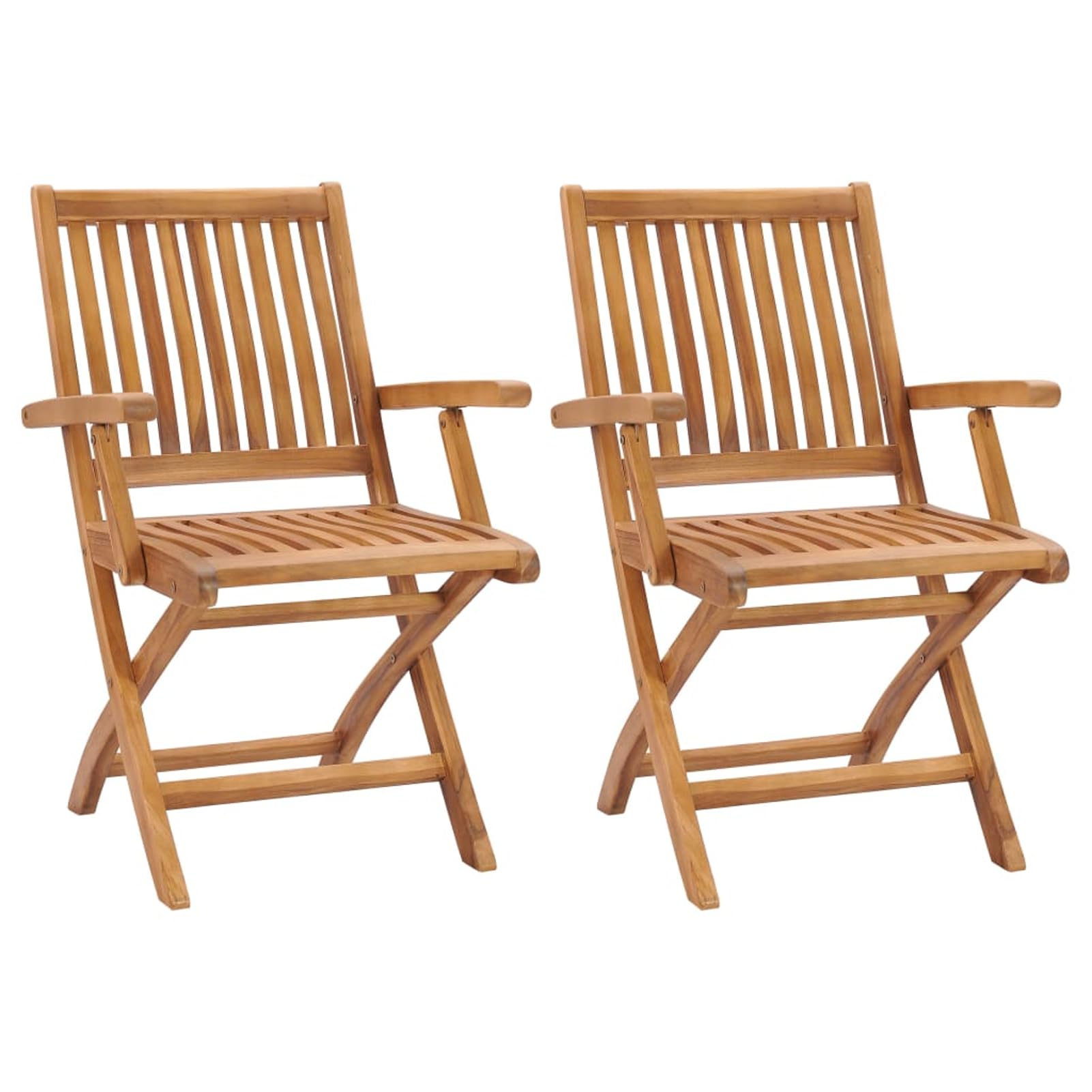 Chaises de jardin pliantes en teck gain de place pour petit balcon et cour