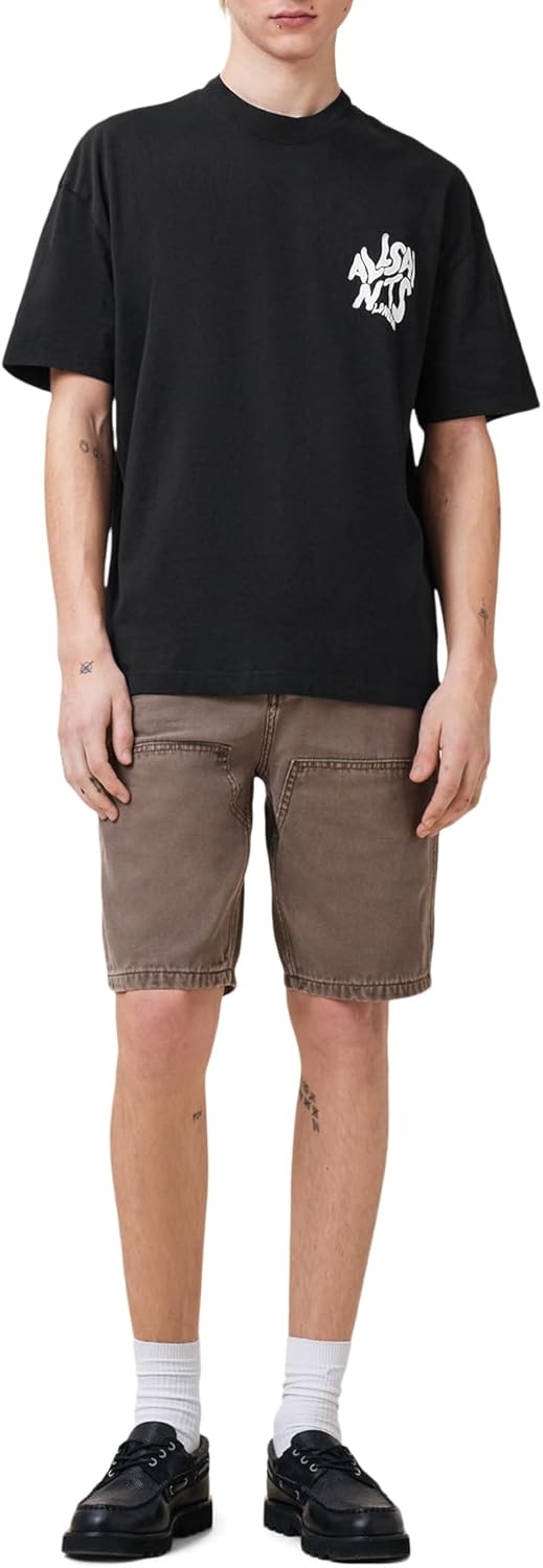 Allsaints Mens Orlando Ss Crew - Image 2