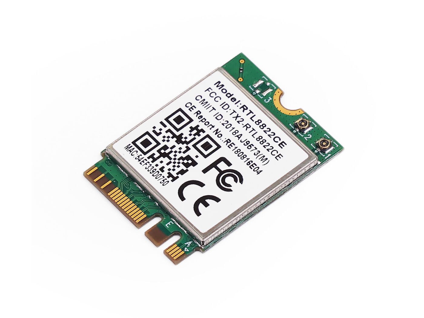 RTL8822CE Wireless NIC, 2.4G/5GHz Dual-Band WiFi 5, Bluetooth 5.0, Compatible with Jetson Orin