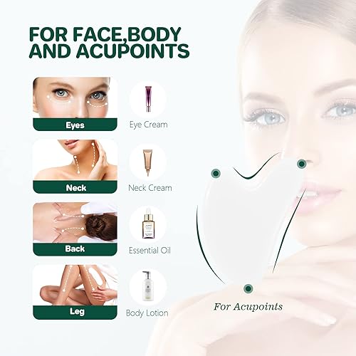 Miniatura 9 de Herramienta facial Gua Sha (rosa)