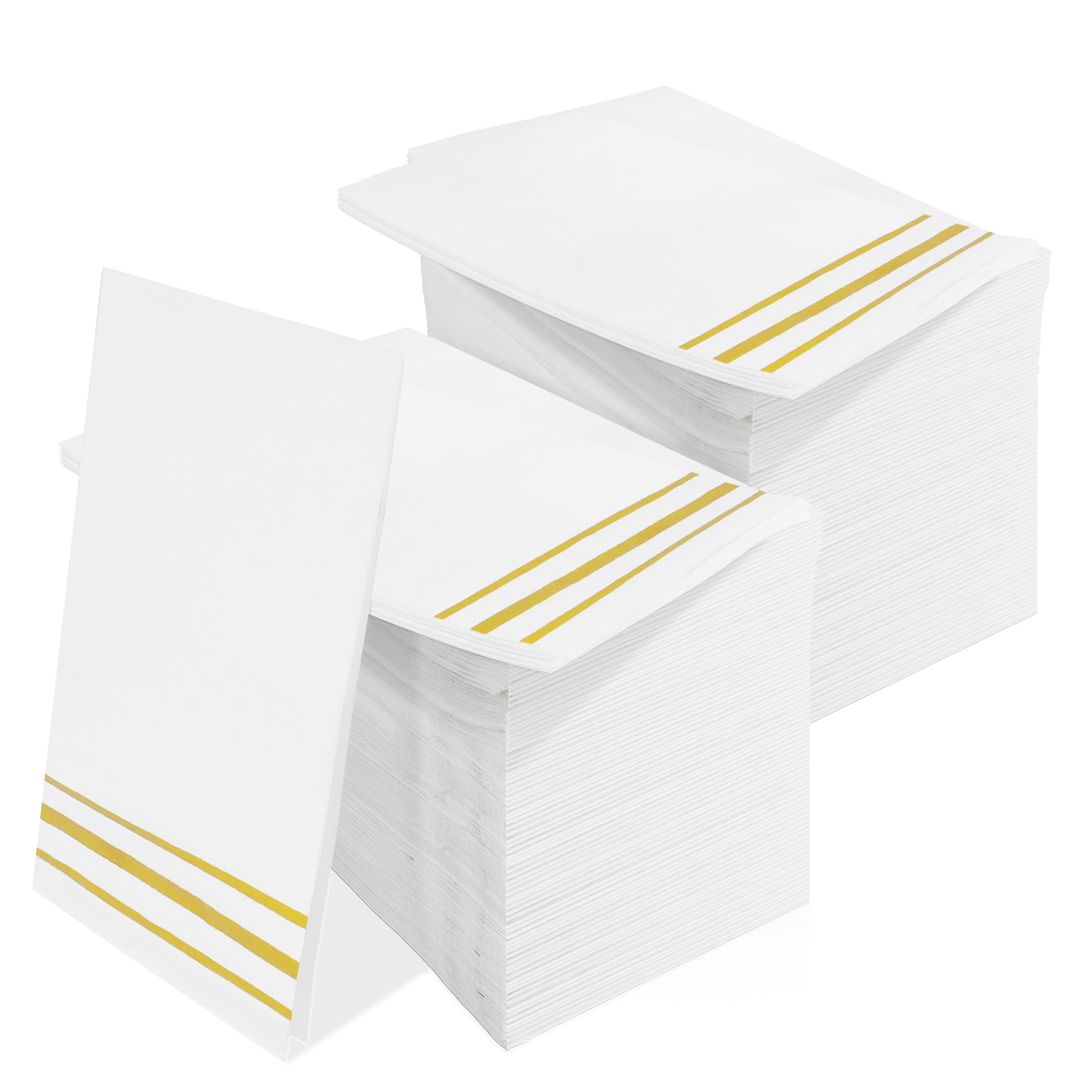 Tovaglioli di carta usa e getta, confezione da 200 tovaglioli di carta per tutti i giorni, asciugamani di carta per bagno, piatti, tovaglioli da cena, forniture per feste, decorazioni per matrimoni,
