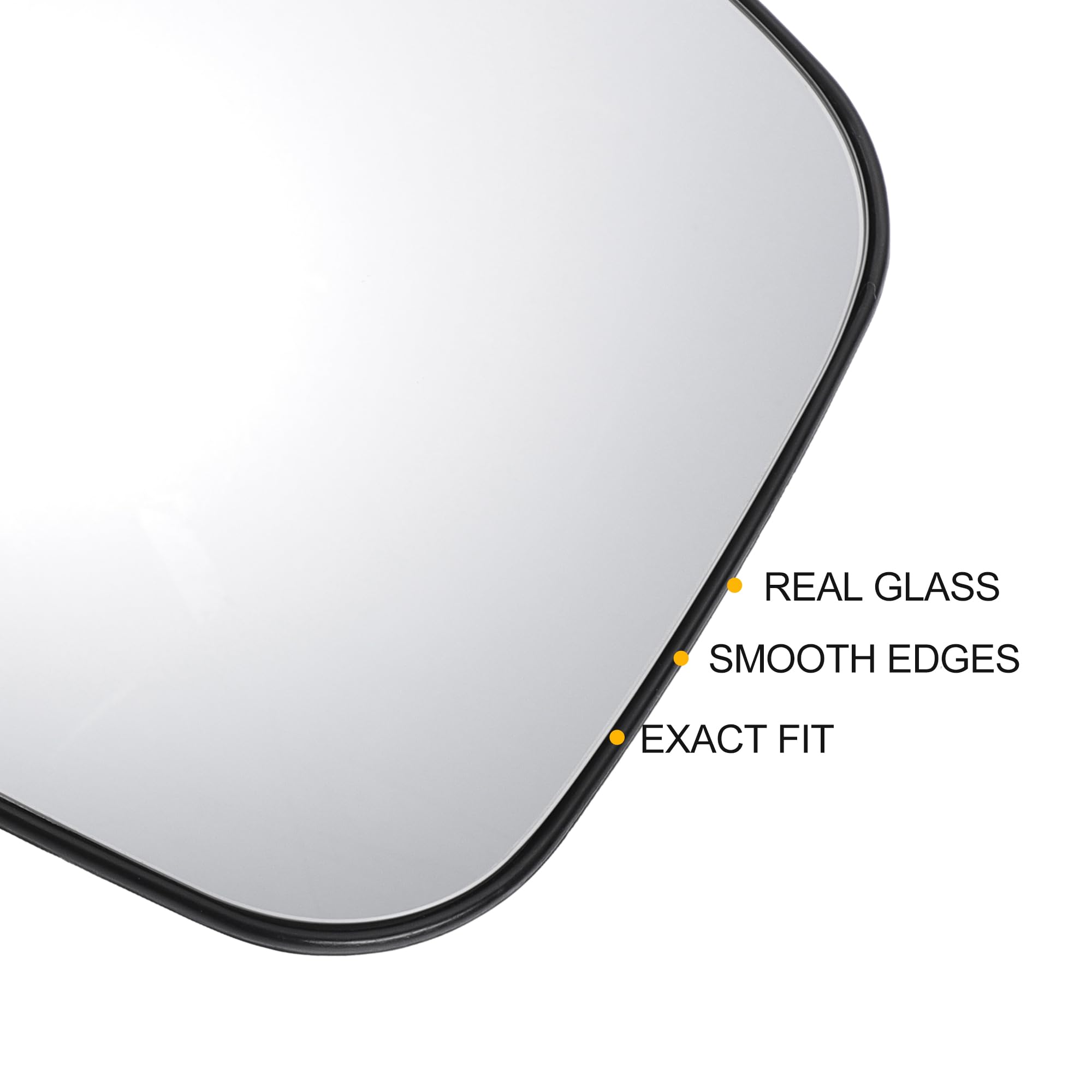 A ABSOPRO Espejo Retrovisor Izquierdo Para Nissan Pathfinder 07-14 1Pc | Cristal Real, Blanco, Convexo Calefactado, Eléctrico, 2 Pines, 22.5Cm, Oe 96366Eb11A, Para Nissan Navara 07-16
