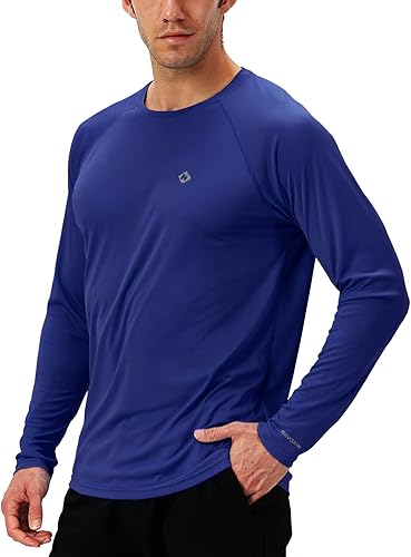 Miniatura 2 de NAVISKIN - Camisetas de manga larga ligeras y de secado rápido con protección solar SPF 50 protección contra sarpullido ideales para senderismo