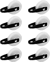 Vista 10 de Polea de cuerda de nailon de 2 pulgadas de diámetro para tendederos al aire libre, kit de polea de línea de ropa, polea de cuerda de alambre, polea