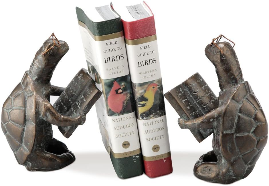 Scholarly Turtle Bookends (pair)