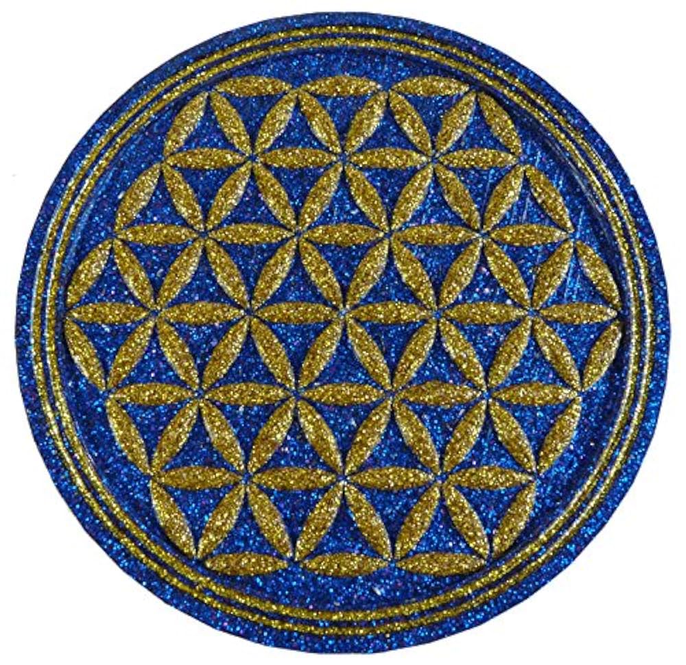 Amazon.co.jp: オルゴナイト コースター フラワーオフライフ