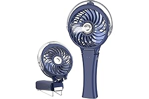 HandFan Portable Handheld Misting Fan, Rechargeable Personal Mister Fan, Battery Operated Spray...