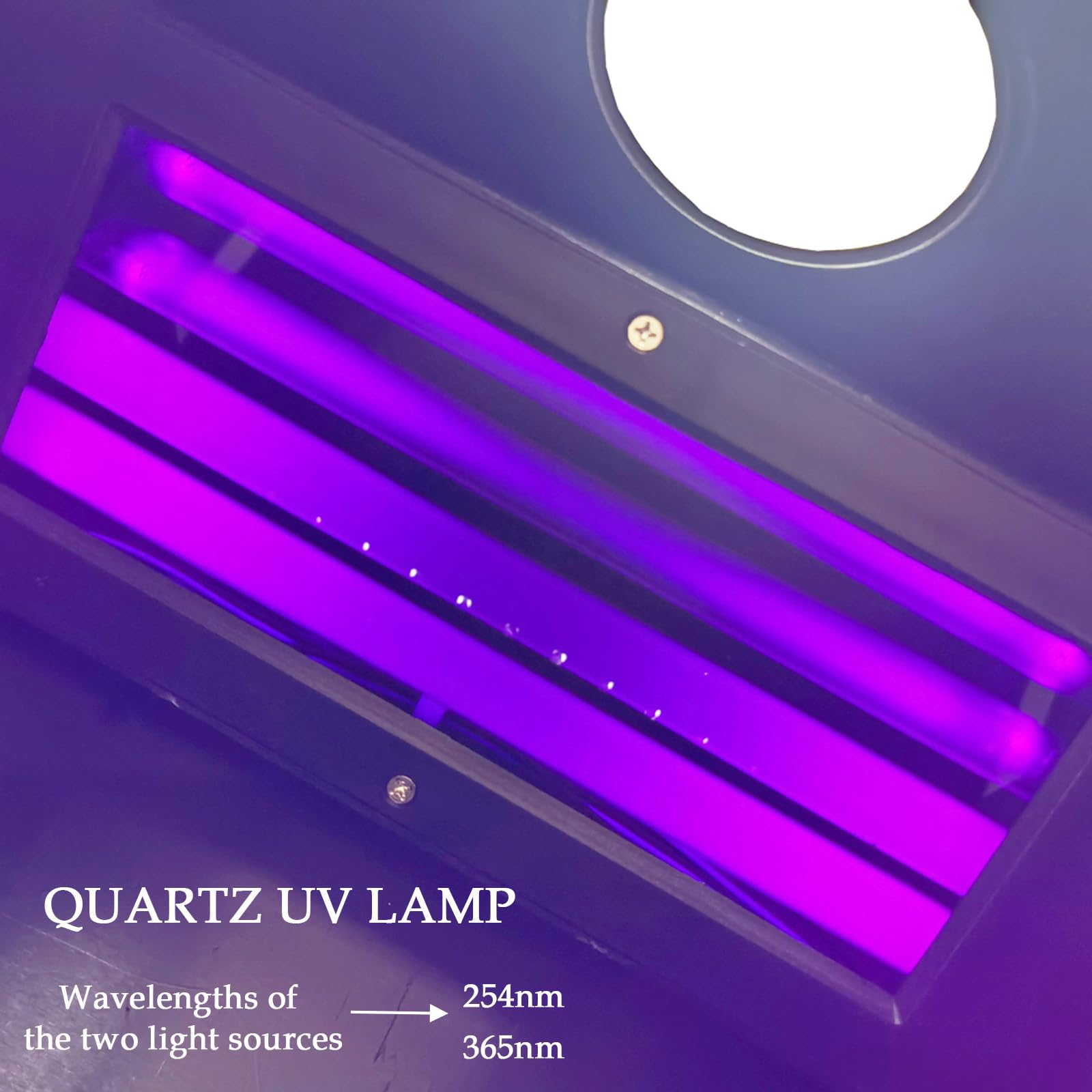 Maisutseb Dark Box UV Ultraviolet Analyzer UV Lamp Box Lab Ultraviolet Analysis Tester Fluorescence Detector UV Cabinet Dark Box Black-Box UV Analyzer 110V 60Hz UV Cabinet