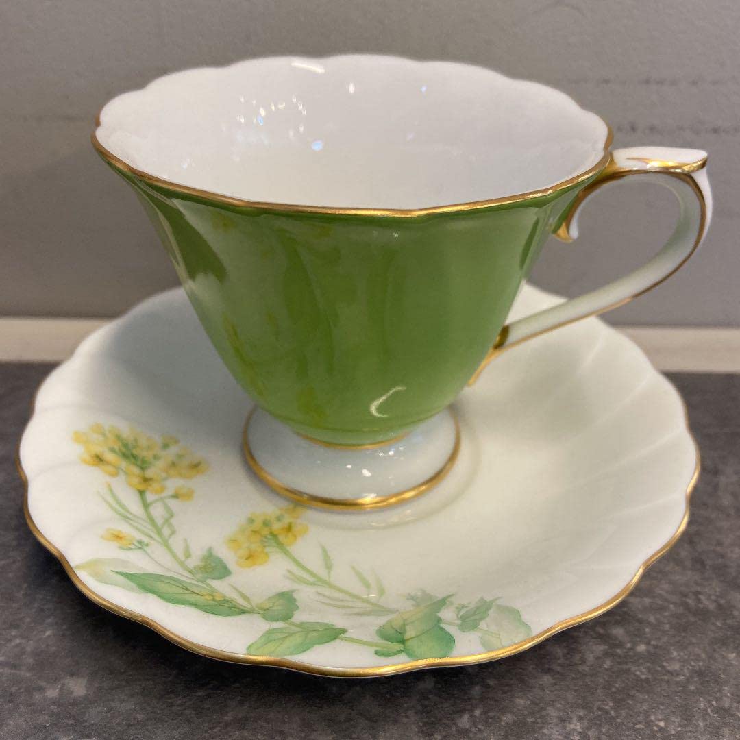 Amazon | 大倉陶園カップソーサー 菜の花畑 VTZMBD35 | ノーブランド品 