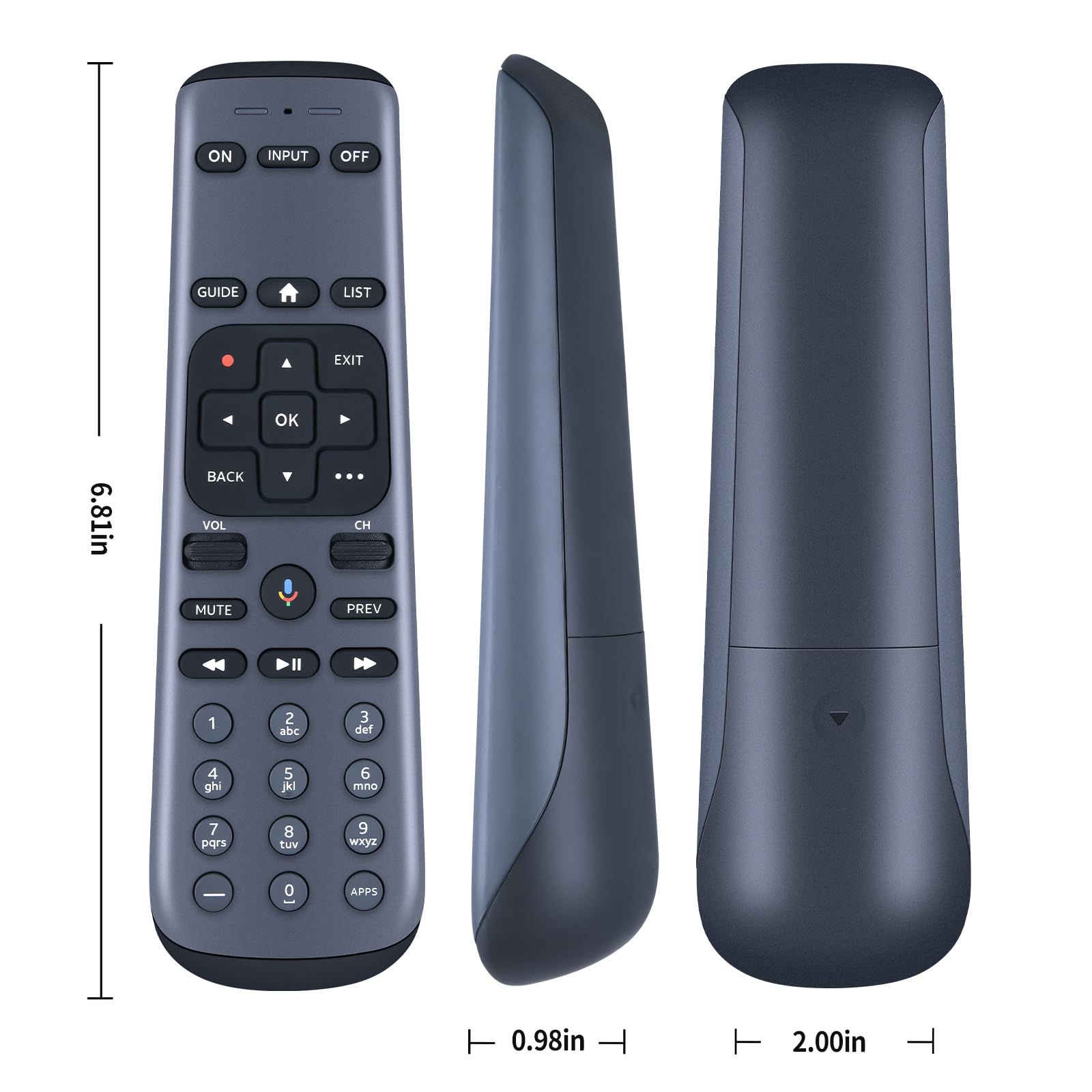 Telecomando di ricambio per AT&T DirecTV MG3-R35602 RC82V 71KW-200 e C71KW-400 Osprey RC4693701/01BR