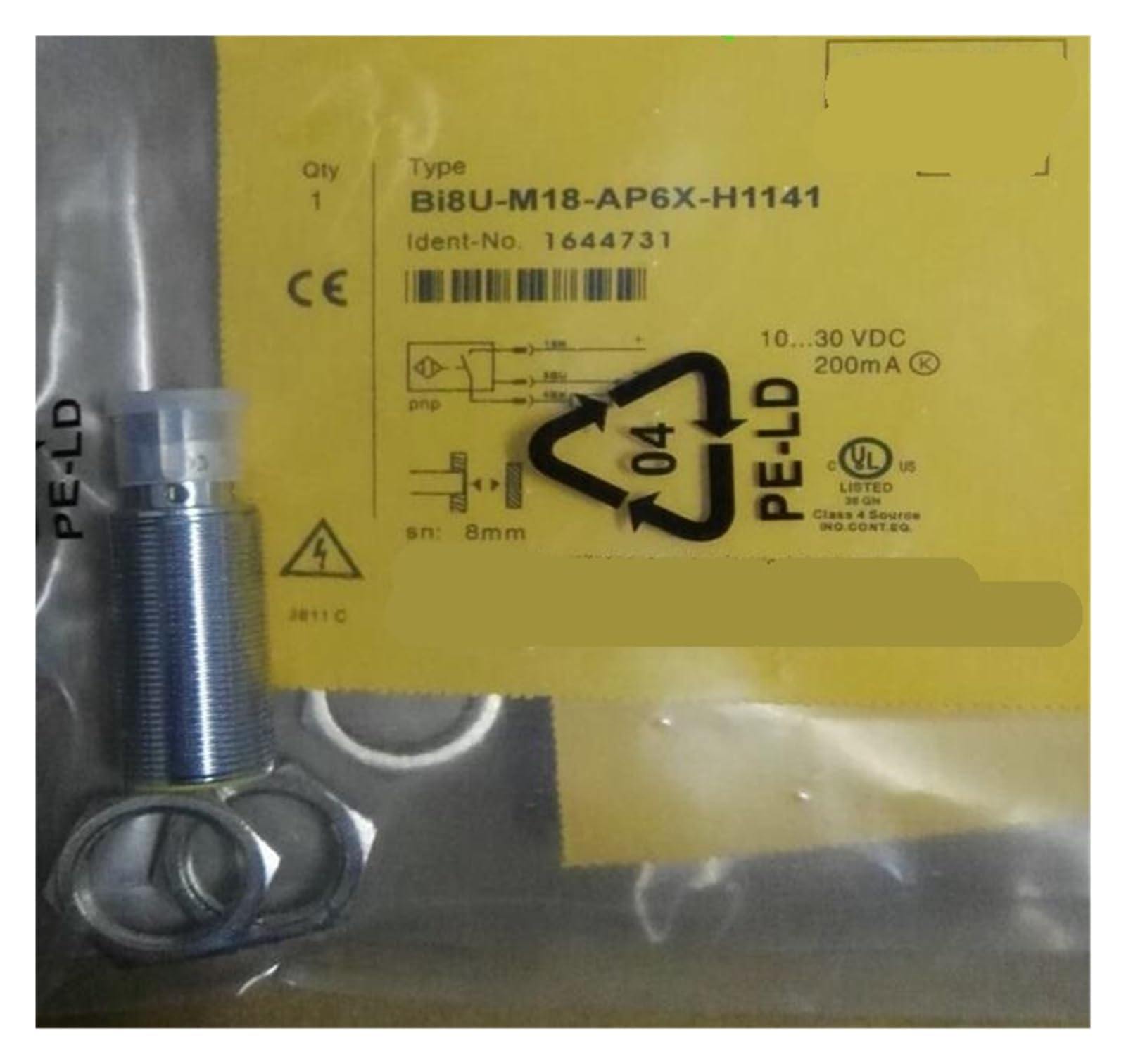 CXFCIHFT BI8U Bi8-M18-AP6X-H1141 -AN6X-H1141 Proximity Switch Sensor(Bi8-M18-AN6X-H1141)