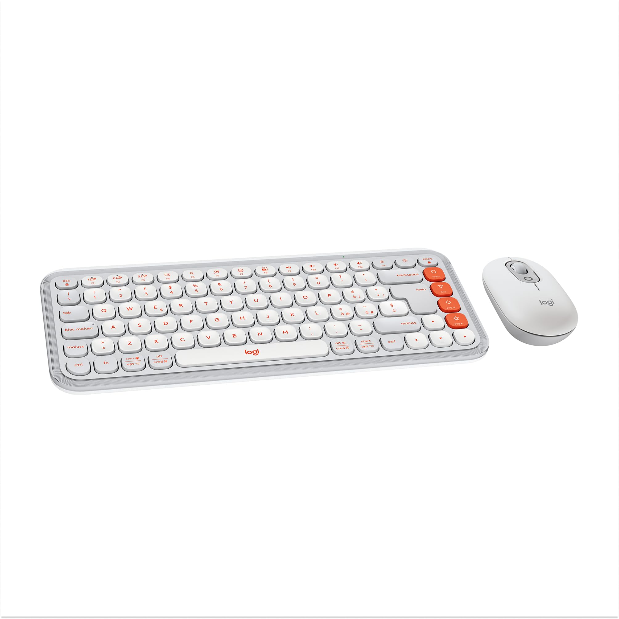Logitech POP ICON COMBO, kit mouse e tastiera Bluetooth - ITA QWERTY