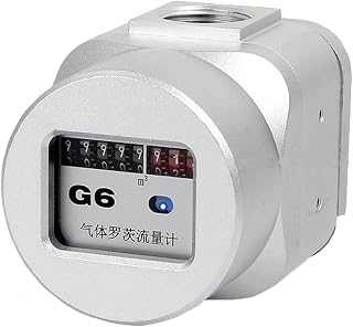 Mechanical Natural Gas Meter Roots Flow Meter Acetylene Propane Oxygen Compressed air Waist Wheel Explosion-Proof Gas Roots flowmeter DN25 50KPa 7.25PSI 0.3~10m³/h