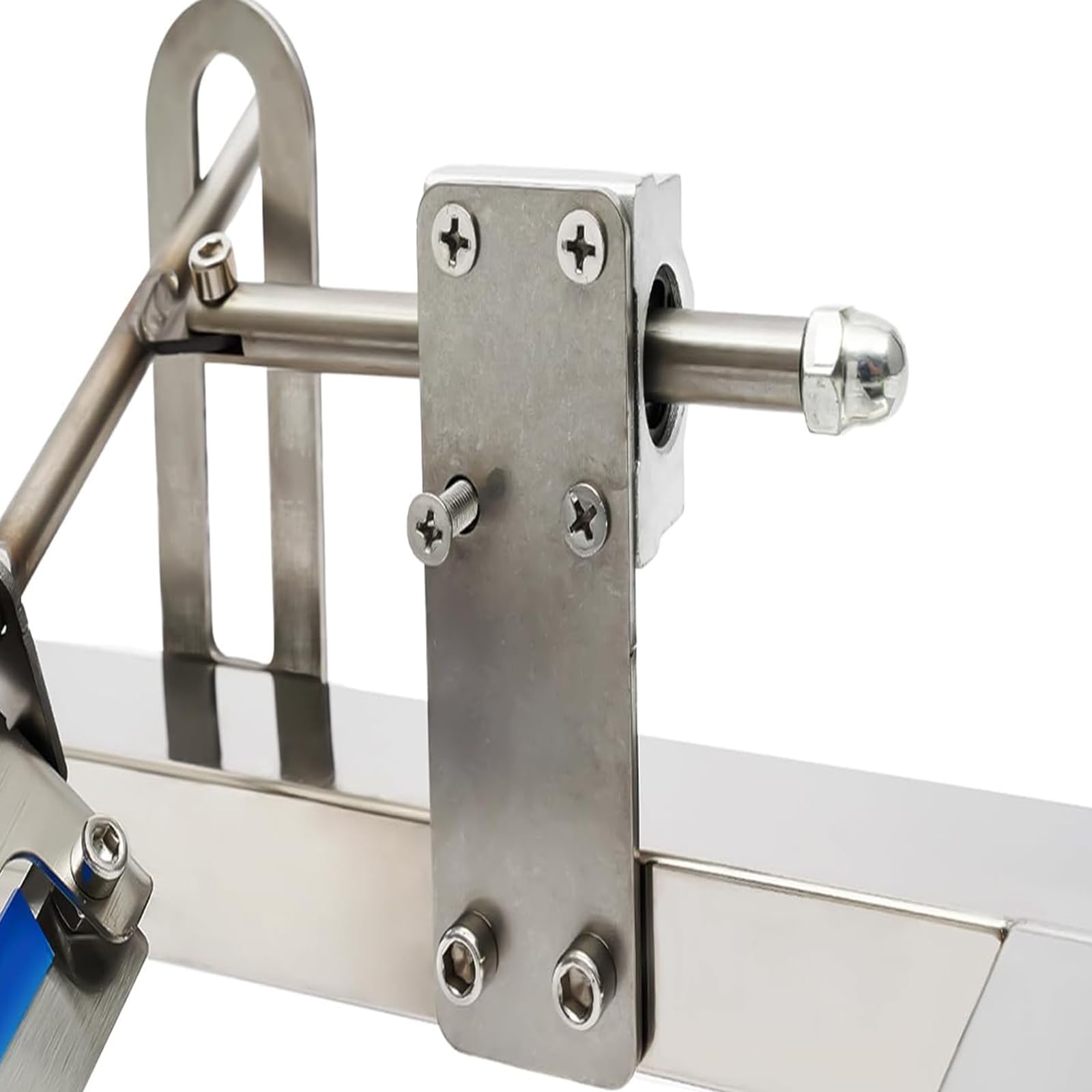 Ananasschäler, Edelstahl, Vollautomatischer und manueller Obstschäler für einfaches Ananasschneiden, Küchenwerkzeug mit Ständer, perfekt für Ananasliebhaber