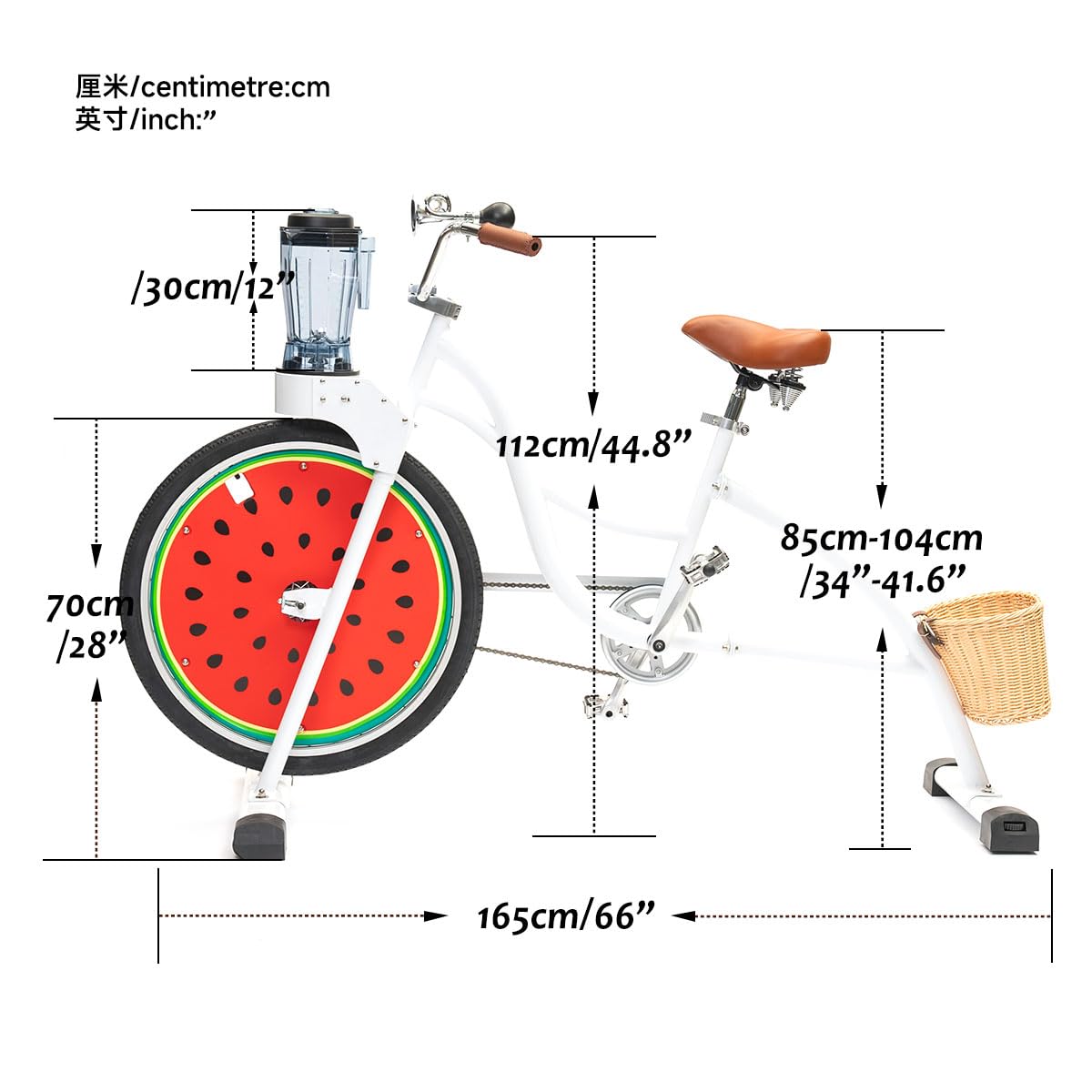 Smoothie-Bike für den Außenbereich, Mixer für Obst und Gemüse, Entsafter, kommerzielles Fitnessgerät