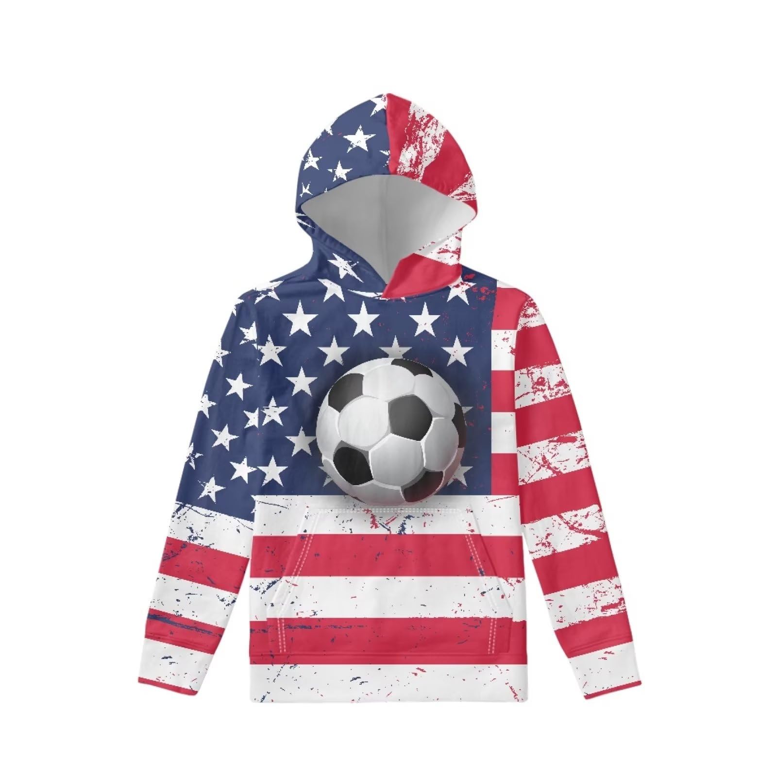 Coloranimal Girls Boys Sports Casual Long Sleeve Sweatshirts Hoodies with Front Pocket Sweater Tops Age 6-16year