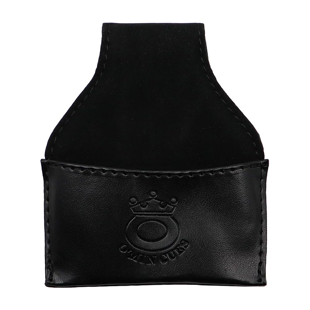 Bolsa de Tiza de Billar Portátil, Bolsa de PU, Negro y Marrón