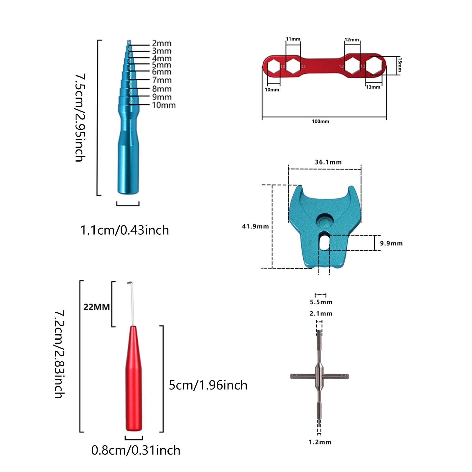 Angelrollen Wartungsset - Edelstahl Reparaturwerkzeuge Komplett
