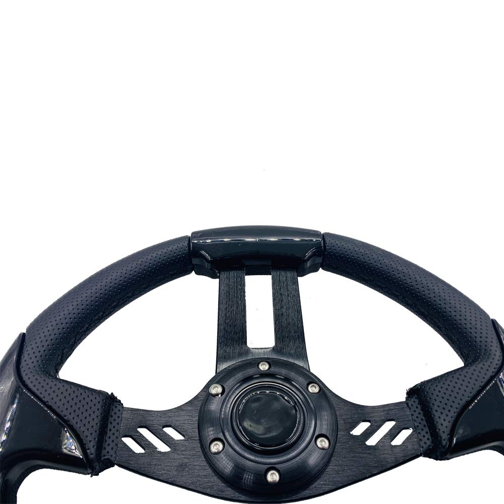 12.5 Inch Golf Cart Steering Wheel Carbon Fiber For Golf Cart Club Car