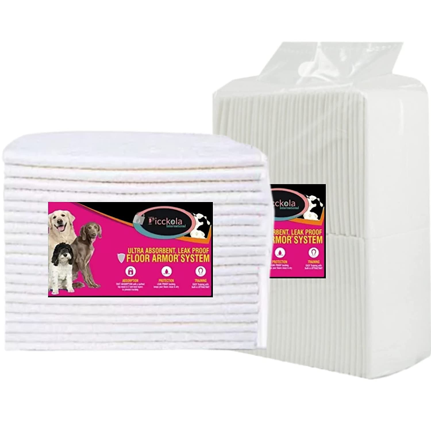 Picckola International 10 Pcs Puppy Training Pee Sheets Pet Potty Trainig Sheets for Puppies & Dogs (Size 45 cm x 60 cm, Pack of 10 Pcs) (B08LDL4MKS) Amazon Price History, Amazon Price Tracker