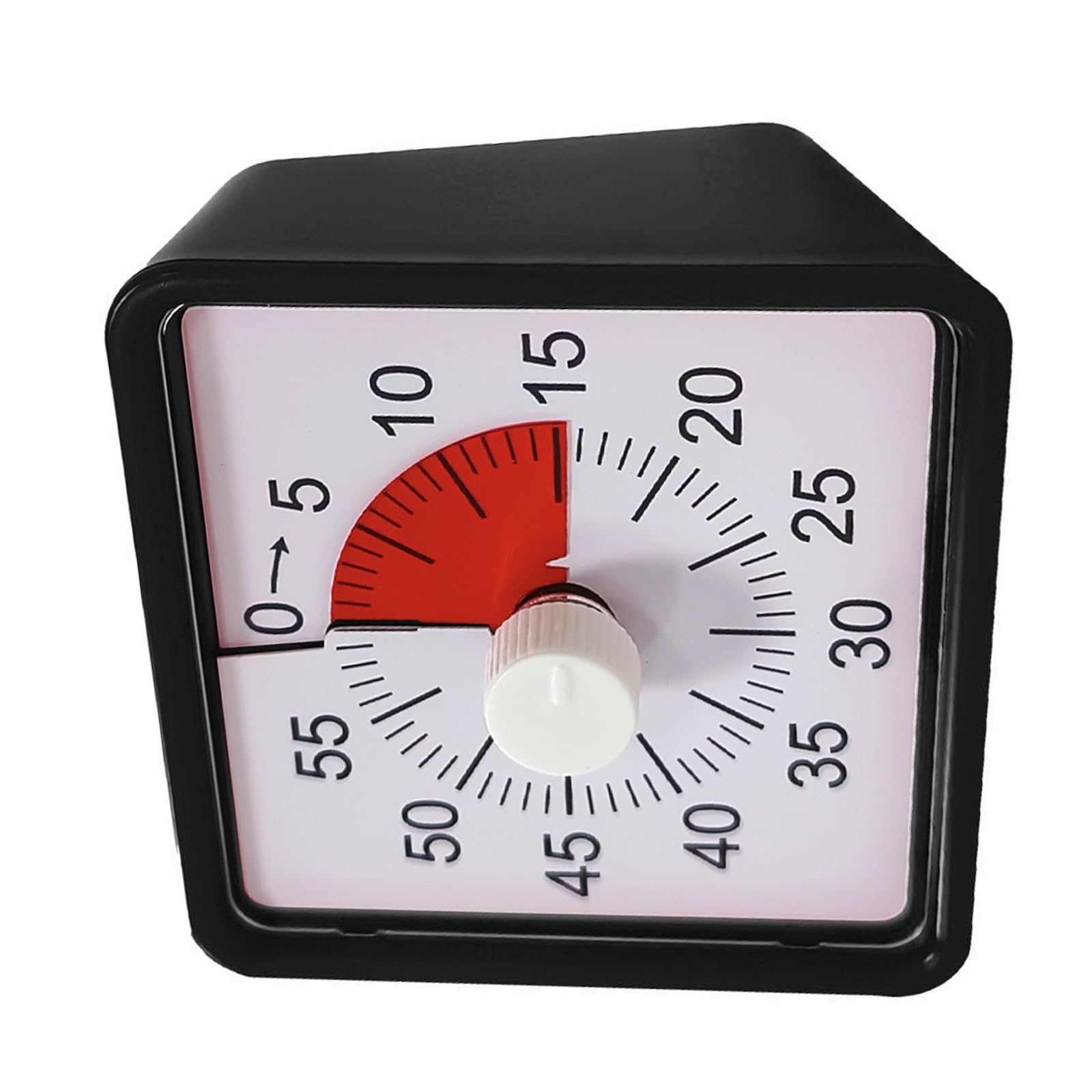 LUCKGONI Quiet Kitchens Timer with 60 Minutes Visual Countdowns Large Display for Cooking Study Sturdy ABS Portable Design