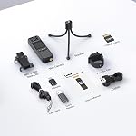 Z11 4K Caméra de corps avec enregistrement audio et vidéo, 128GB Cam du petit corps avec 180° Lentille tournante, 6HR pile & Vision nocturne, Caméra portable pour animal de compagnie, Maison, Bureau, Sécurité Police Application de la loi