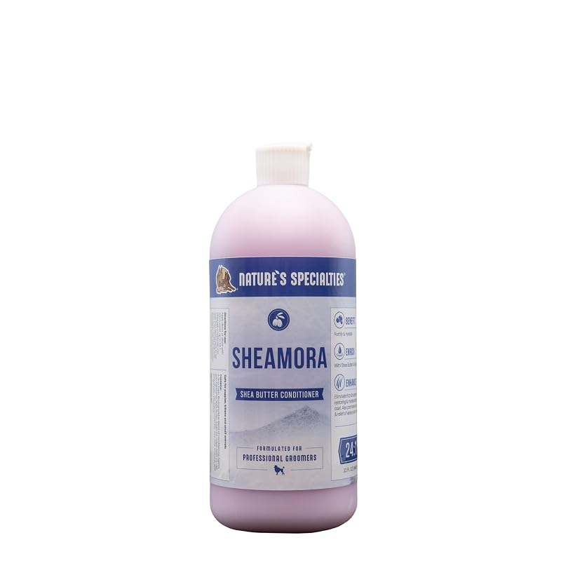 Condicionador para Cães e Gatos com Manteiga de Karité e Óleo de Argan Nature's Specialties Sheamora SMORA32, 946 mL