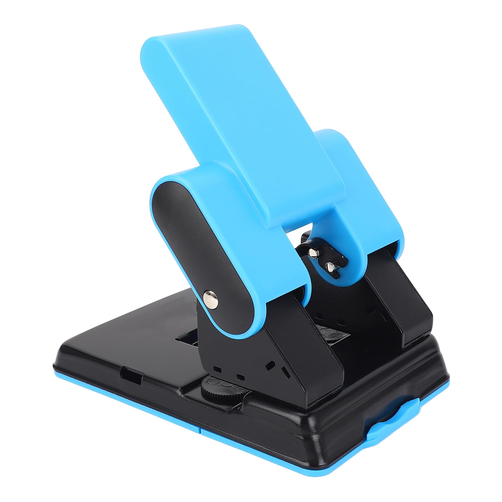 Perforatrice professionale a 2 fori, capacità di 70 fogli, con guida in metallo, righello per carta A4, uso ufficio, struttura in lega ABS, spaziatura 70 mm, 80 mm.