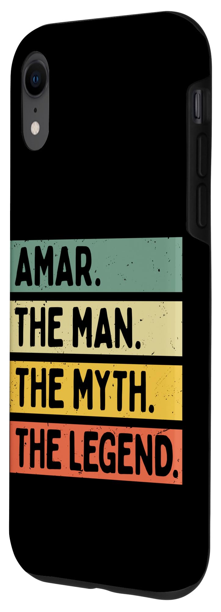 iPhone XR Amar The Man The Myth The Legend Funny Personalized Quote Case - Image 2