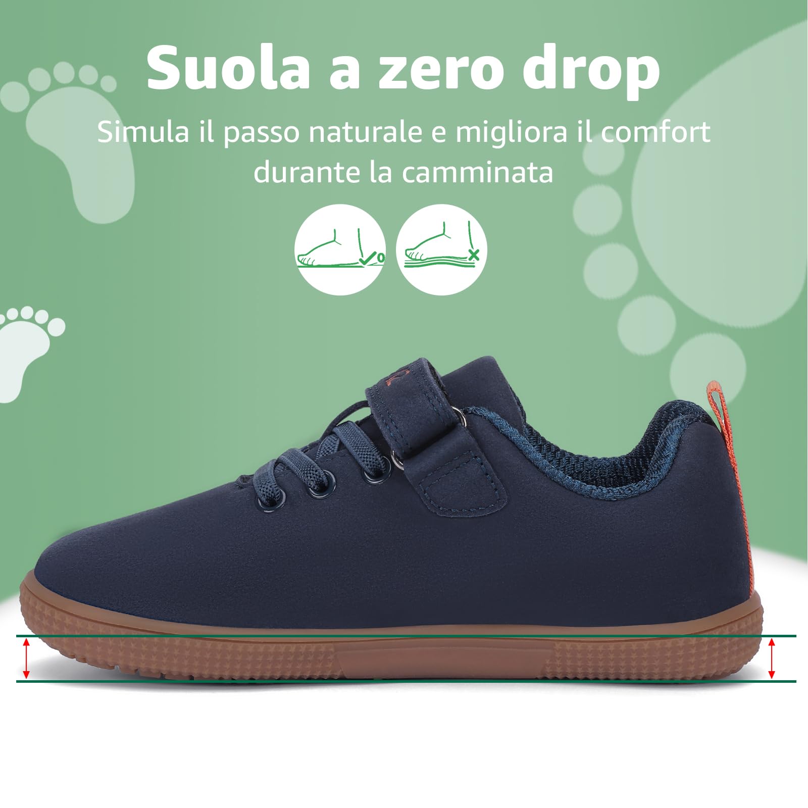 SAGUARO Scarpe a Piedi Nudi per Bambini e Ragazze Barefoot Minimaliste Scarpe da Trail Running Sneakers Gr.25-36