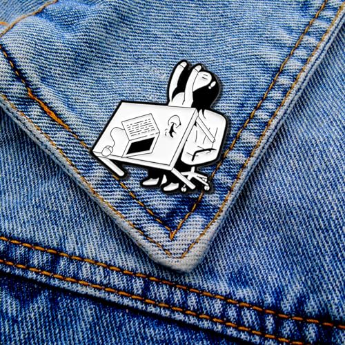 Image of Cute Enamel Pins Cartoon Lapel Pin Brooch Badge for Backpack Jackets Funny Tiger Pins for Gift Anime Enamel Pin for Clothing Hat Decoration
