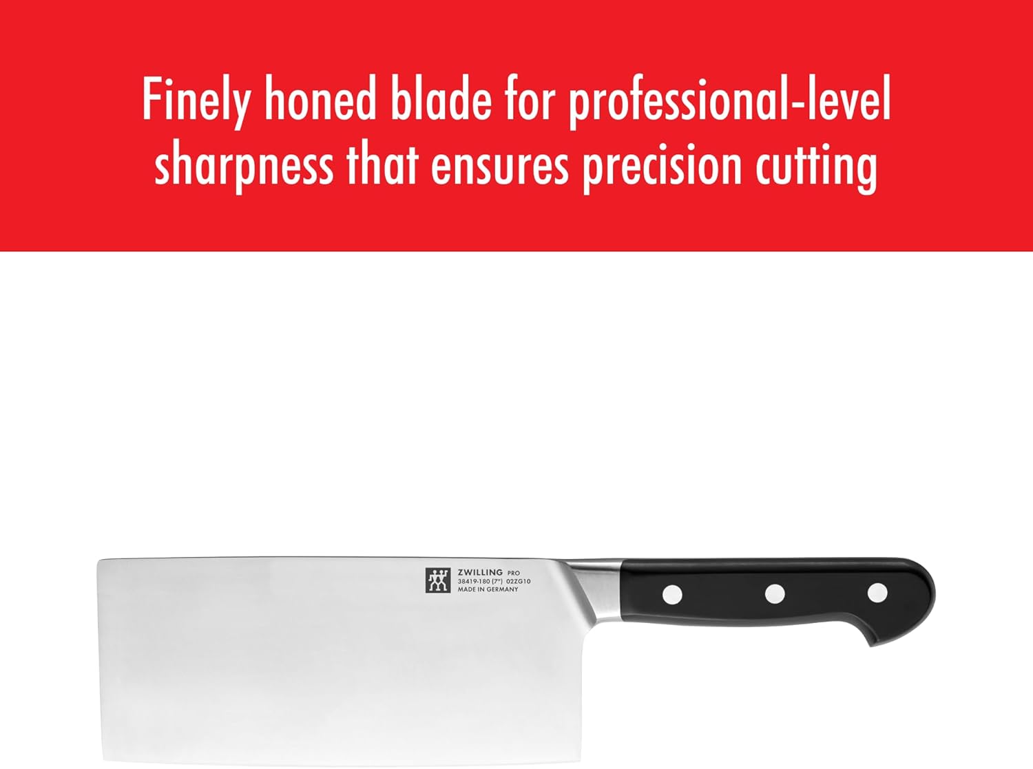 ZWILLING Pro 7-inch Chinese Chef's Knife Vegetable Cleaver