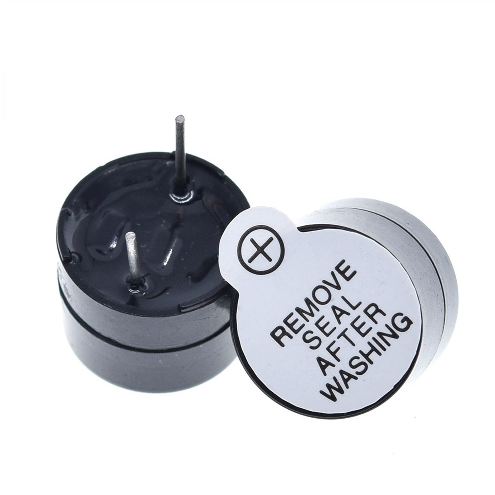 WUZDPRCJ 10pcs 12v Active Buzzer Magnetic Long Continous Beep Tone Alarm Ringer 12mm Mini Active Piezo Buzzers DIY Kit