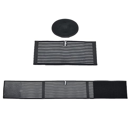 Miniatura 10 de Cinturón de hernia umbilical para hombre (almohadilla de compresión premium). Cinturón de hernia umbilical para mujeres prevención de cirugía. Faja