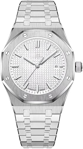 celegance Reloj Hombre Acero Inoxidable, De Cuarzo, Octogonal, Caja de Aleación 42mm, Lujoso y Moderno, Resistente al Agua 3 ATM celegance Reloj Hombre Acero Inoxidable, De Cuarzo, Octogonal, Caja de Aleación 42mm, Lujoso y Moderno, Resistente al Agua 3 ATM