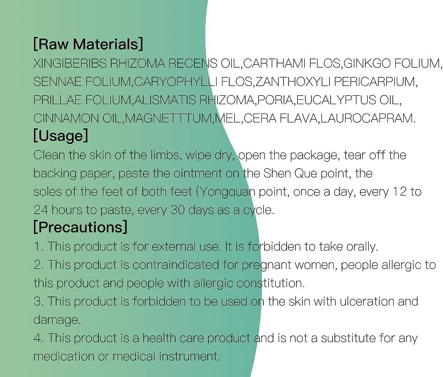 60 Patch Natural Herbal Button Patch