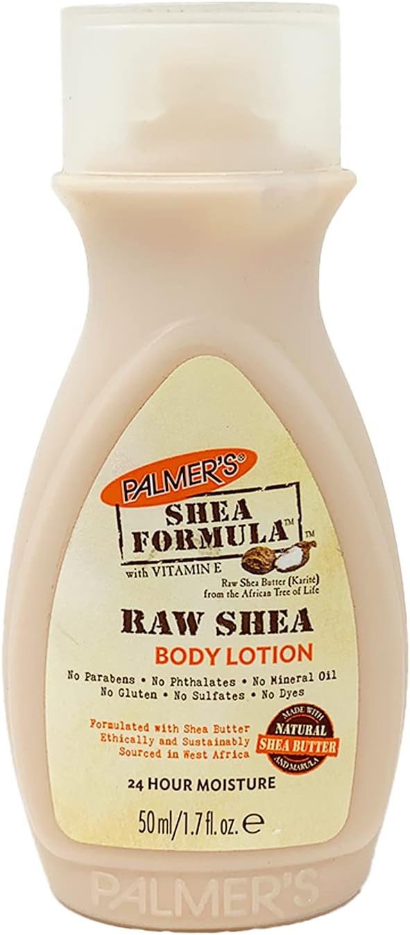 Shea Formula with Vitamin E, Raw Shea Nourish Daily Body Lotion, 1.7 fl oz (50 ml), Palmer's