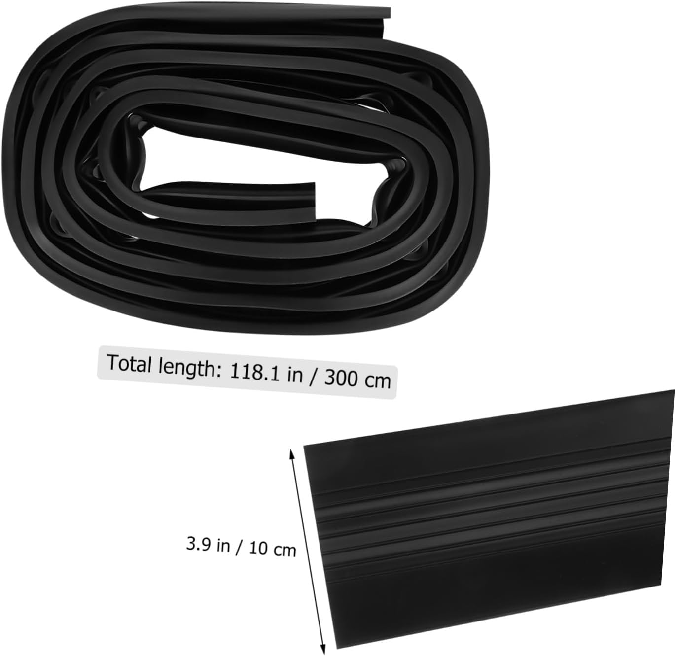 Garage Door Seal Stripping Epdm Weatherproof Bottom Seal for Easy Installation Noise Insulation and Rain Protection Roll for Home Garage Use