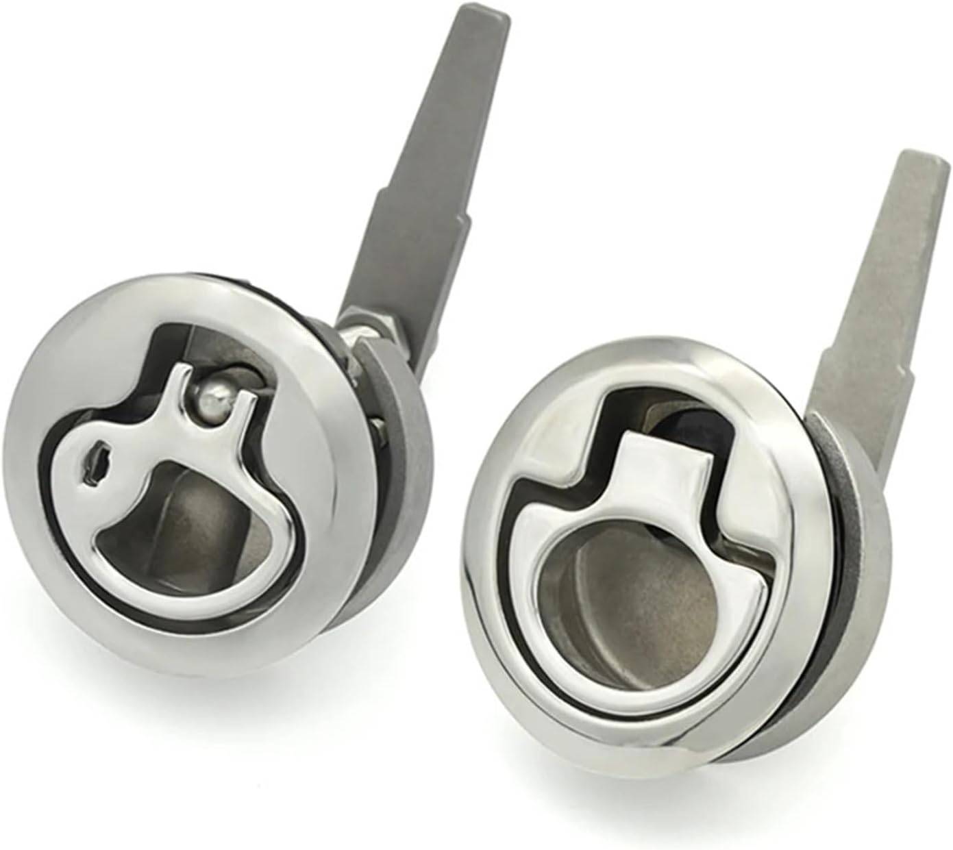 XK246-2-316 M1 Circular Pull Ring Tongue Lock 316 Material with Lock and Without Lock 1Pcs(XK246-2-316)