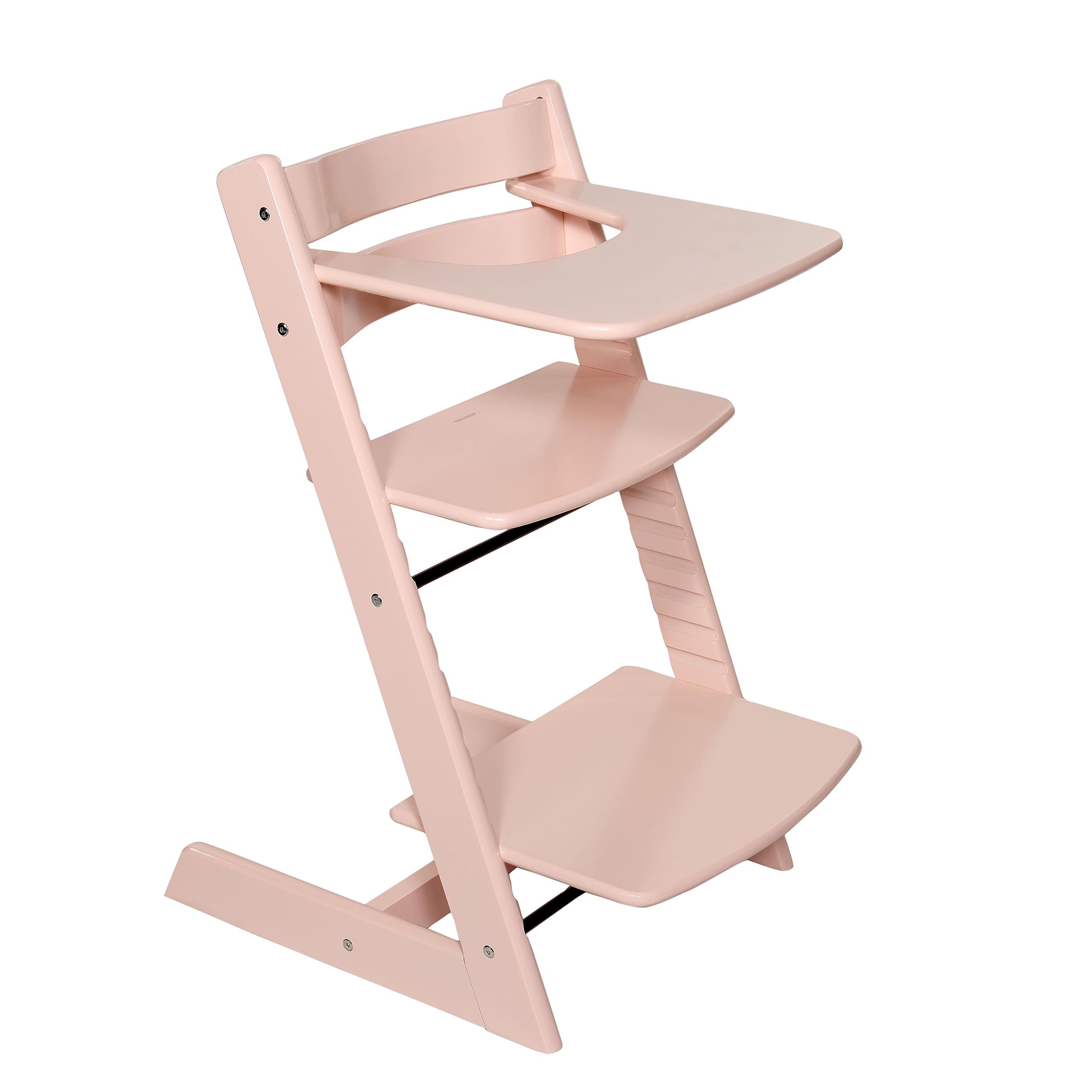 Zoe Baby High Chair for Kids | Durable Heavy-Duty Multilayer Board Chair | Sturdy & Stable Design | Ergonomic & Safe Baby Feeding & Study Chair | Pink 3